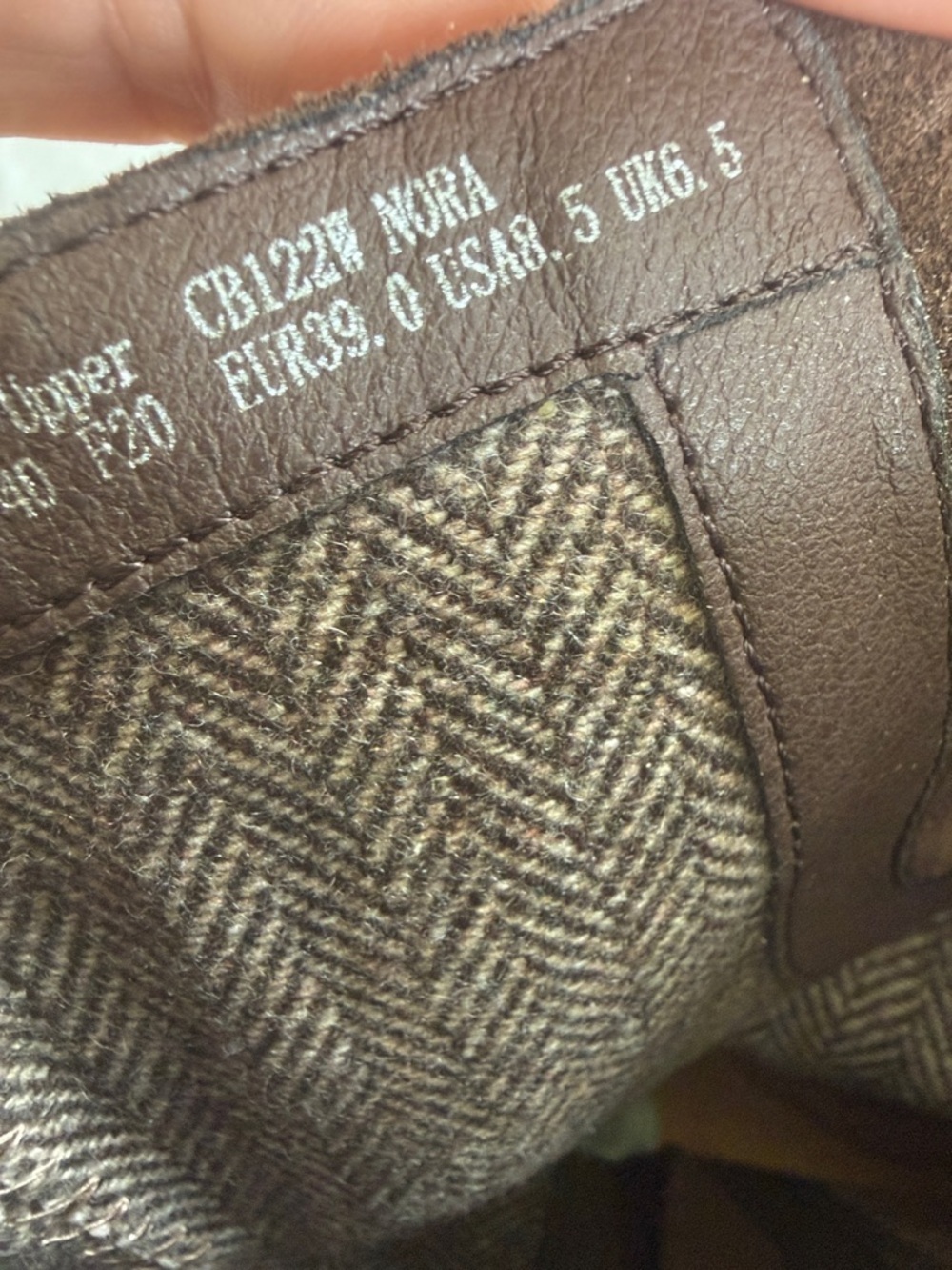 AETREX ladies brown leather boot NWOT size 8 1/2 excellent condition - Picture 4 of 14